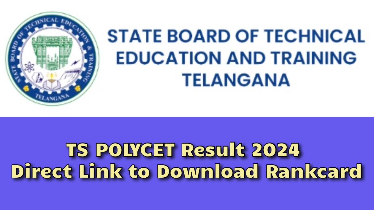 TS POLYCET Result 2024, यहाँ से तुरंत डाउनलोड करें! अपना स्कोरकार्ड TS POLYCET Result 2024, यहाँ से तुरंत डाउनलोड करें! अपना स्कोरकार्ड